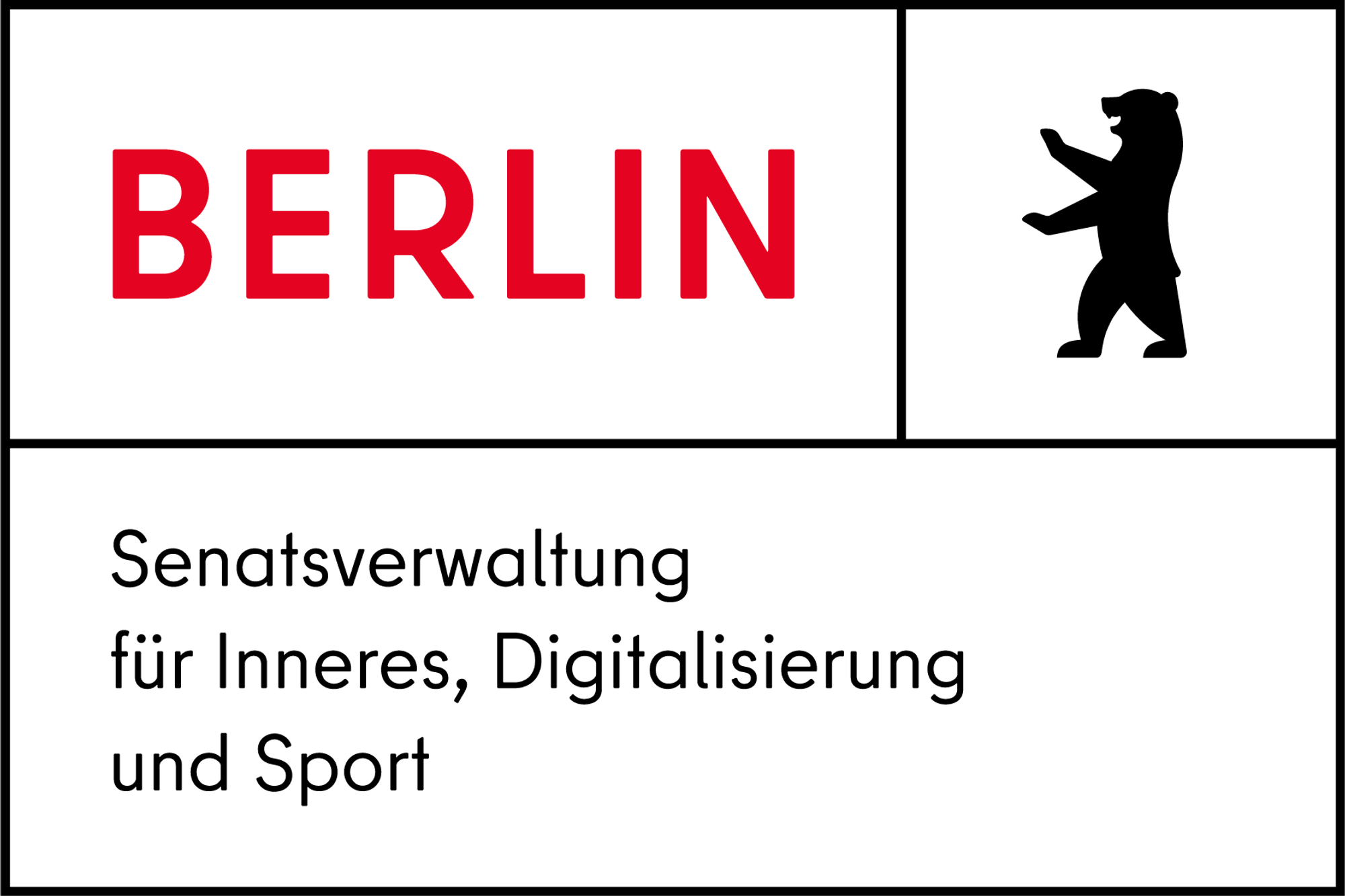 Logo of Senatsverwaltung fuer inneres, digitalisierung und sport
